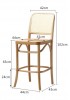 811 Hoffmann Bentwood Barstool - Replica 